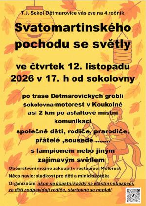 Svatomartinský pochod se světly